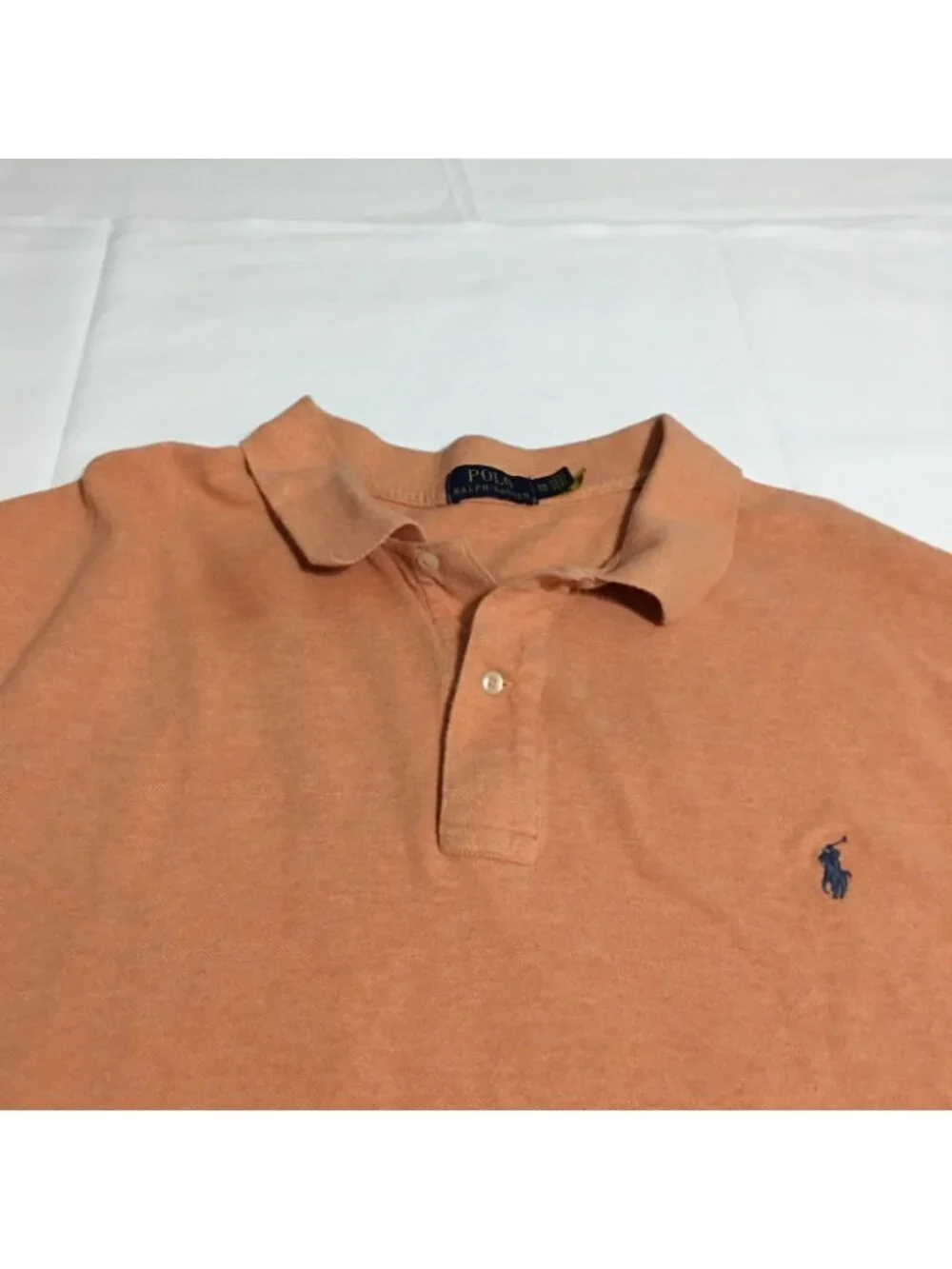 Polo Ralph Lauren Mens 3XB Orange Polo Shirt Preppy